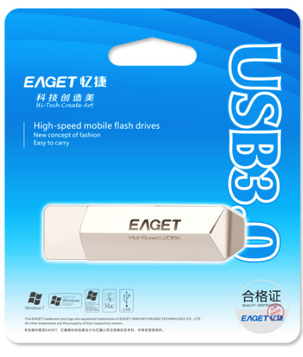 忆捷（EAGET）128GB USB3.0 U盘
